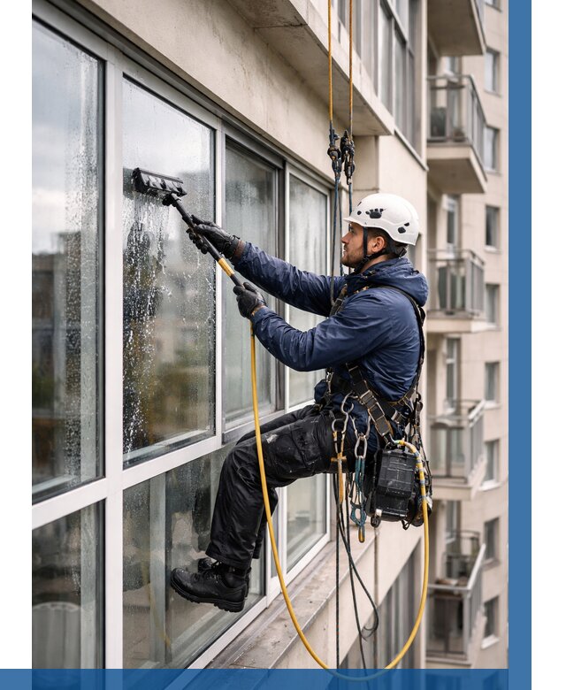 Мойка балконного остекления в Балтийске от 3568 р. | ВЫСОТНИК-Блт