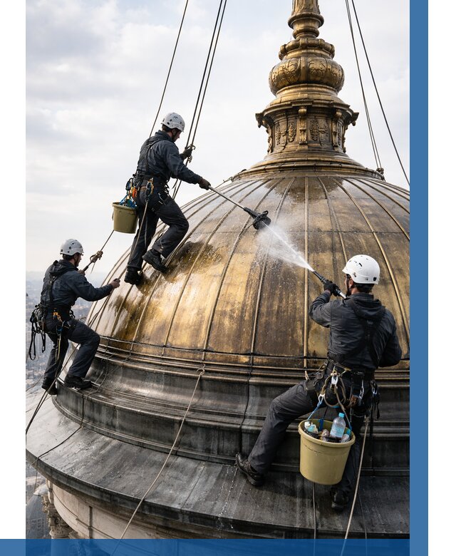 Мойка куполов и шпилей в Балтийске от 8156 р. - заказать | ВЫСОТНИК-Блт