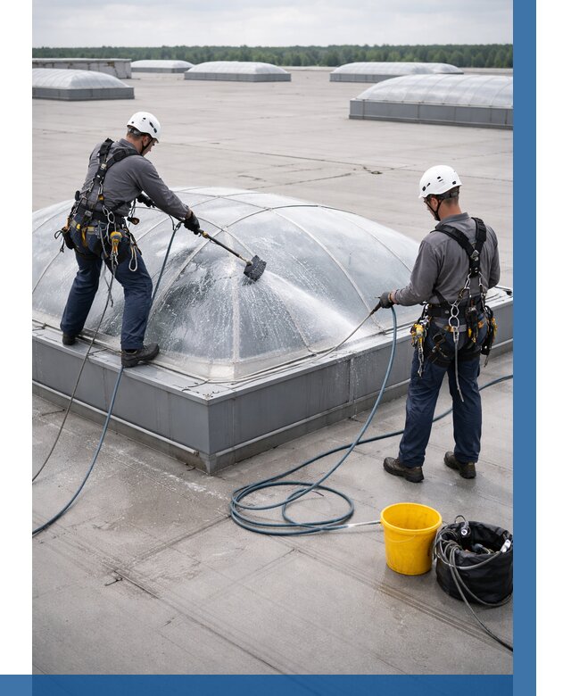 Мойка зенитных фонарей в Балтийске, заказать от 4588 р. | ВЫСОТНИК-Блт