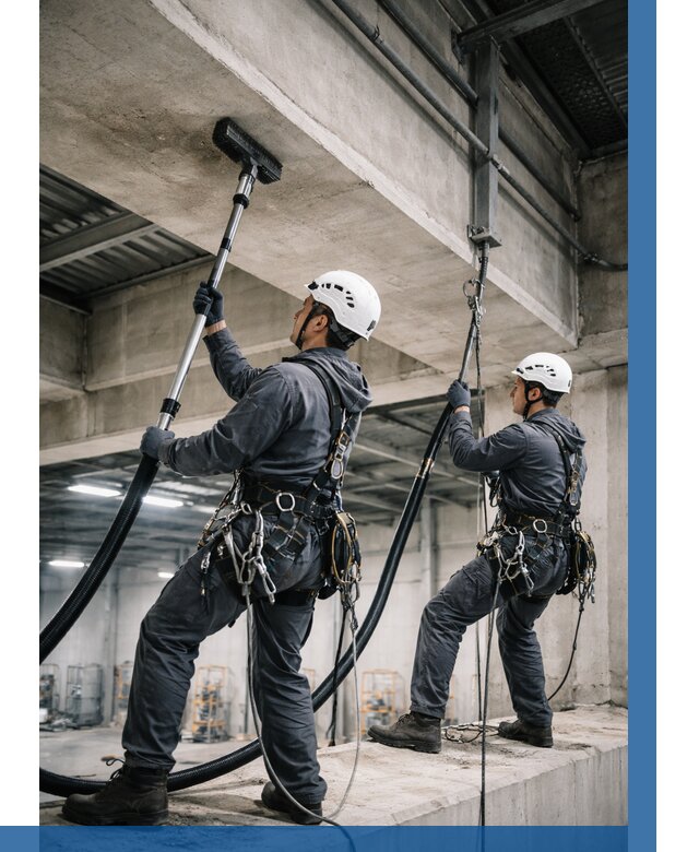 Обеспыливание потолочных конструкций в Балтийске от 255 р. |ВЫСОТНИК-Блт