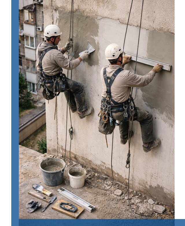 Комплексный ремонт штукатурного фасада с гарантией в Балтийске