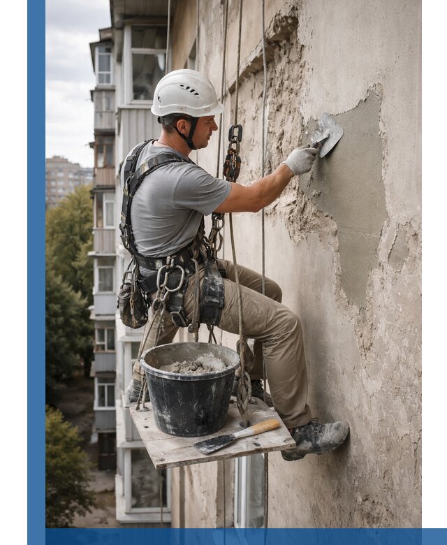 Восстановление фасадной штукатурки в Балтийске с гарантией качества