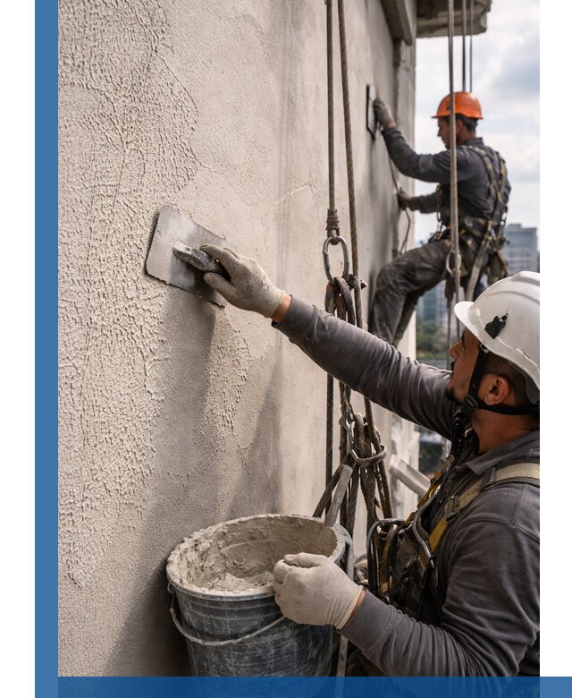 Декоративная штукатурка фасада с утеплением и защитой в Балтийске