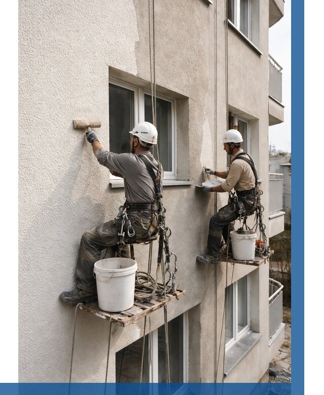 Нанесение короеда на фасад в Балтийске от 459 р. | ВЫСОТНИК-Блт