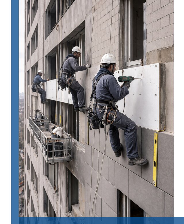 Монтаж фасадных термопанелей высокого качества в Балтийске