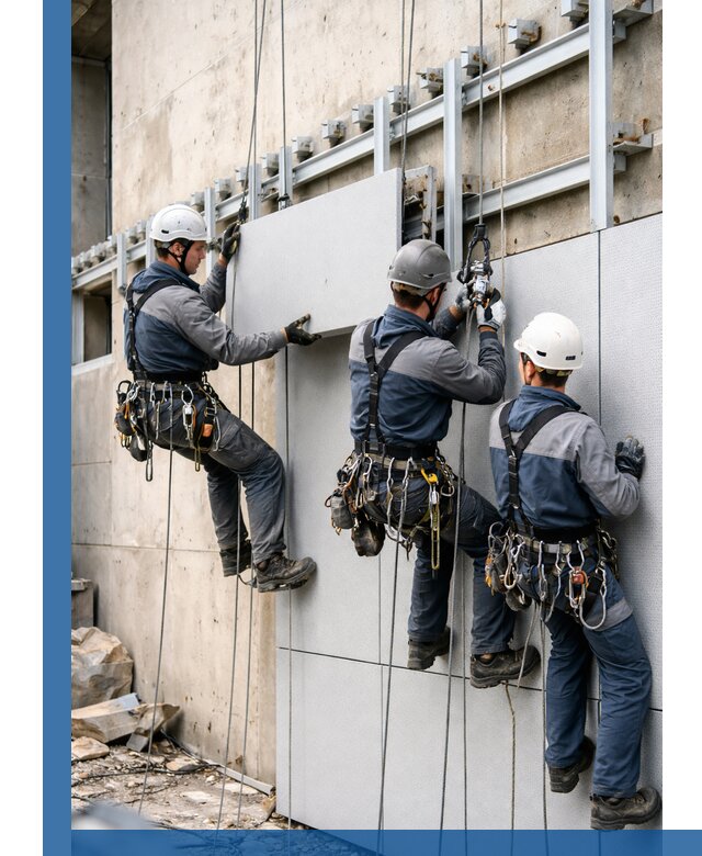 Монтаж вентилируемого фасада в Балтийске под ключ с гарантией качества