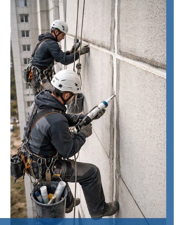 Герметизация межпанельных швов в Балтийске от 714 р. | ВЫСОТНИК-Блт