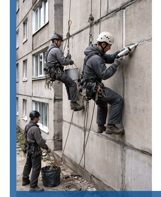 Герметизация межпанельных швов в Балтийске с гарантией герметичности