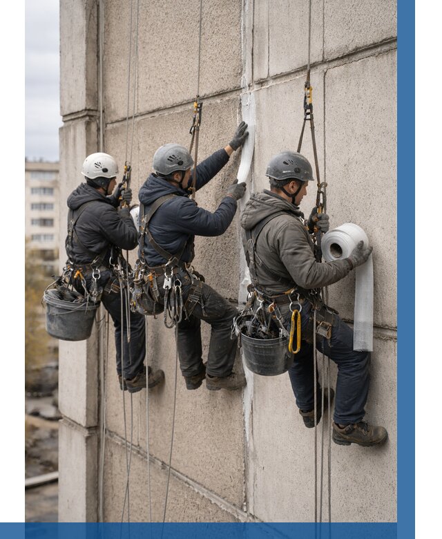 Ремонт межпанельных швов в Балтийске от 765 р. | ВЫСОТНИК-Блт