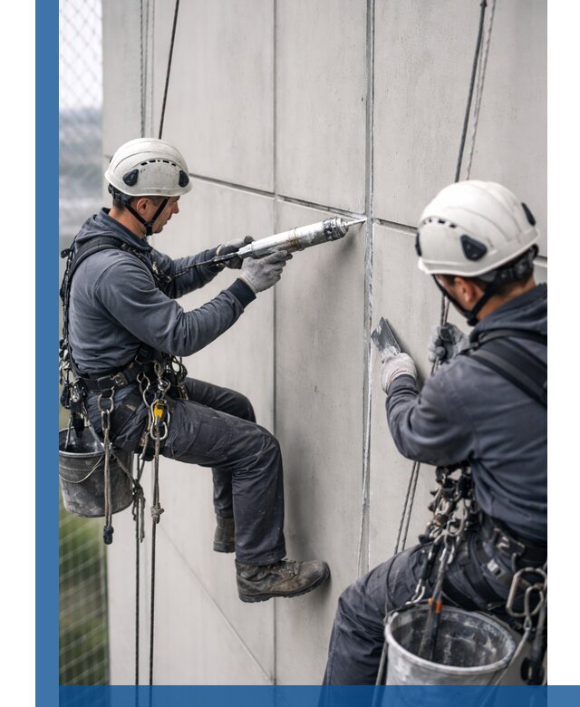 Первичная герметизация швов фасадов и кровель в Балтийске