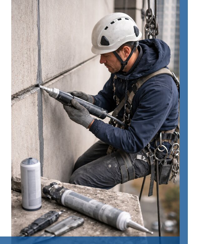 Вторичная герметизация швов в Балтийске от 459 р. | ВЫСОТНИК-Блт