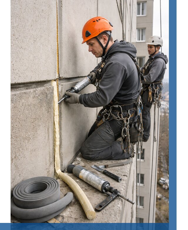 Теплый шов межпанельные швы в Балтийске от 714 р. | ВЫСОТНИК-Блт