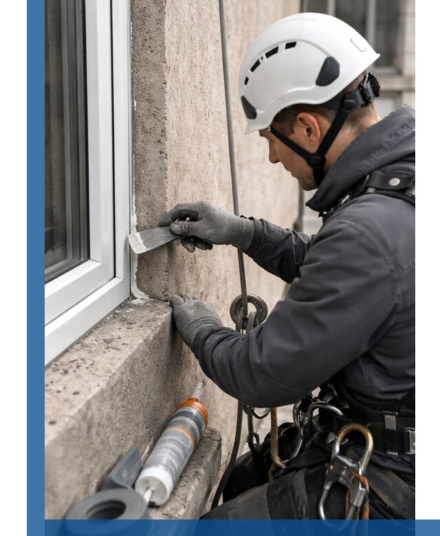 Герметизация монтажных швов окон в Балтийске с гарантией качества