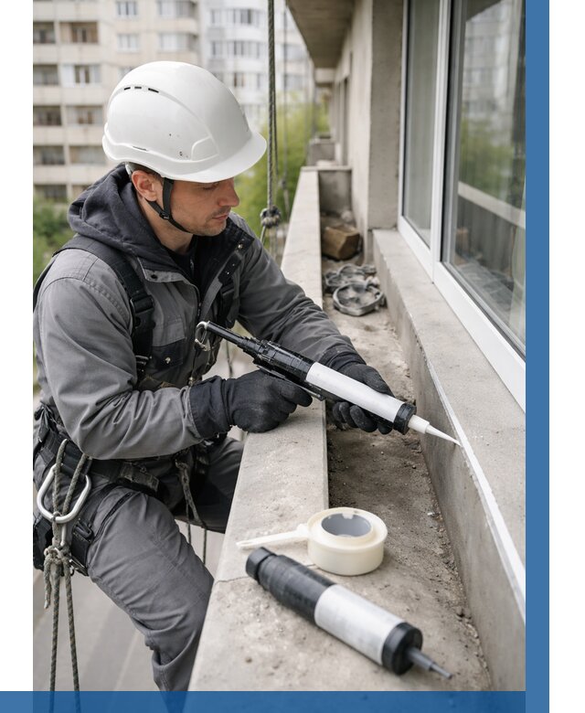 Герметизация швов лоджии в Балтийске от 4588 р. | ВЫСОТНИК-Блт