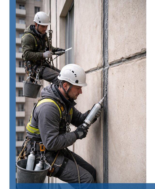 Герметизация деформационных швов фасада в Балтийске качественно