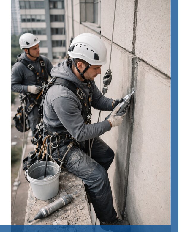 Ремонт деформационных швов здания в Балтийске от 1020 р. | ВЫСОТНИК-Блт