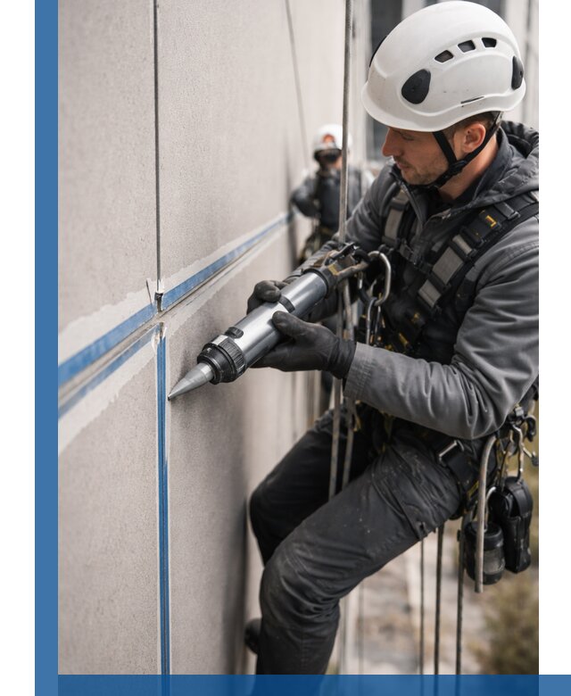 Герметизация стыков фасадных панелей в Балтийске качественно и быстро