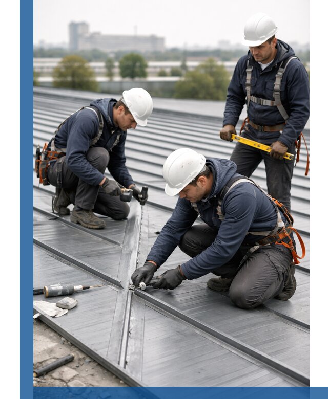 Ремонт фальцевой кровли в Балтийске срочно и качественно