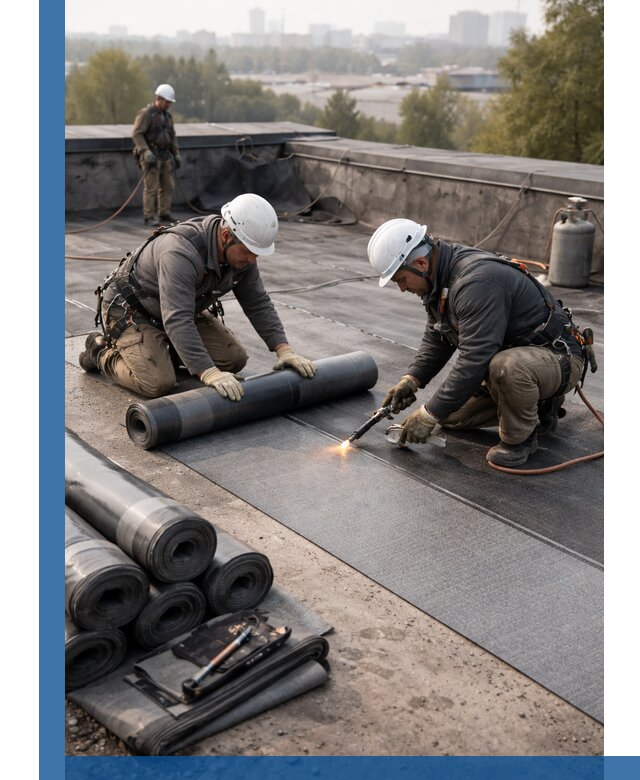 Монтаж мягкой кровли в Балтийске профессионально и надежно