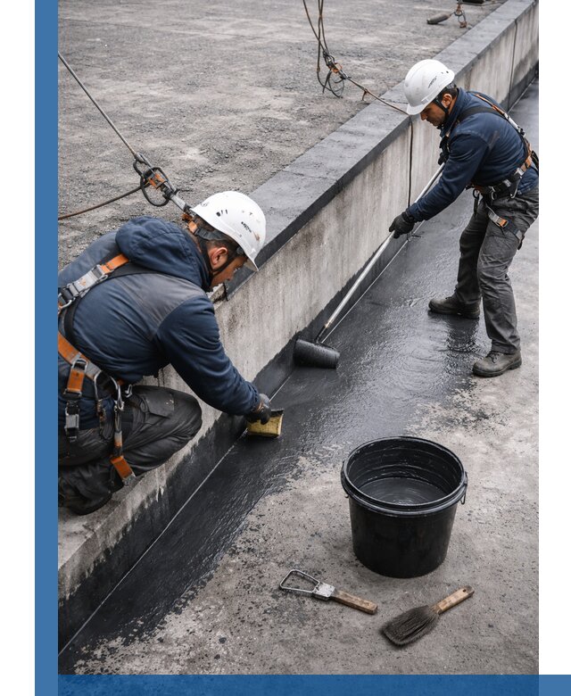 Гидроизоляция кровли жидкой резиной профессионально в Балтийске