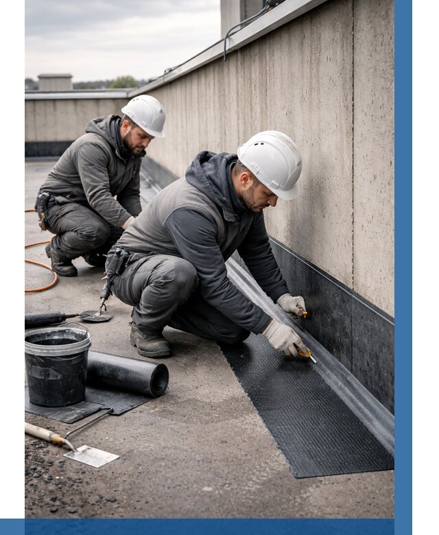 Гидроизоляция примыканий на кровле в Балтийске от 918 р. | ВЫСОТНИК-Блт