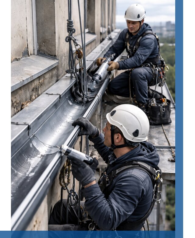 Ремонт водосточных желобов в Балтийске от 6627 р. | ВЫСОТНИК-Блт