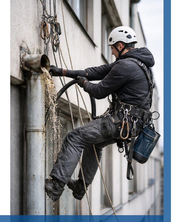 Прочистка водосточных труб в Балтийске от 3568 р. | ВЫСОТНИК-Блт