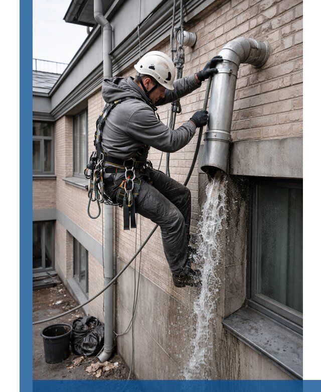 Профессиональная прочистка водосточных труб в Балтийске с гарантией