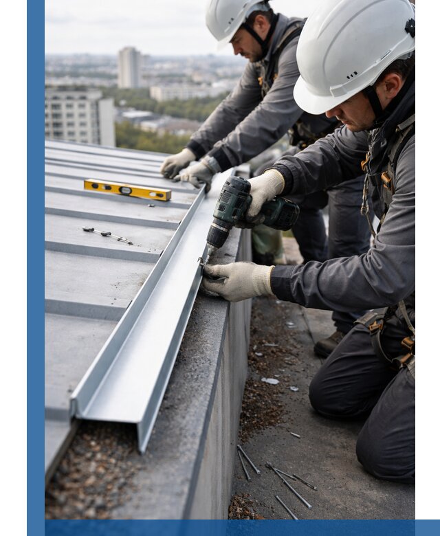 Монтаж капельника на кровле в Балтийске с гарантией качества