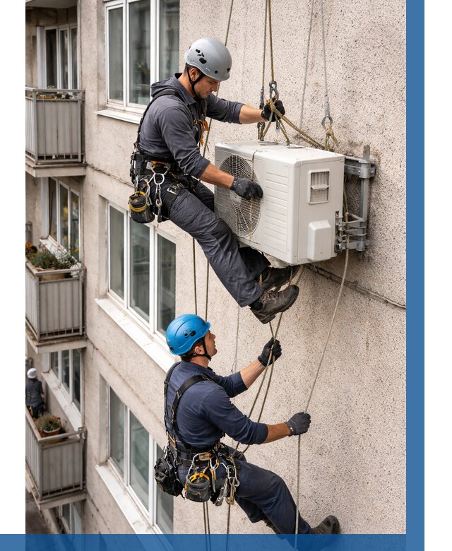 Перенос внешнего блока кондиционера в Балтийске от 9176 р.| ВЫСОТНИК-Блт