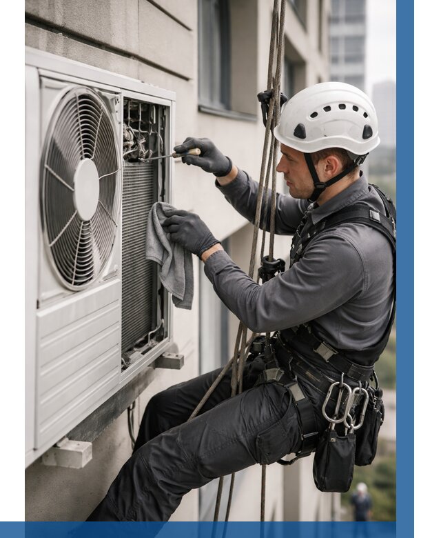 Обслуживание внешнего блока кондиционера в Балтийске от 2753 р.ВЫСОТНИК-Блт