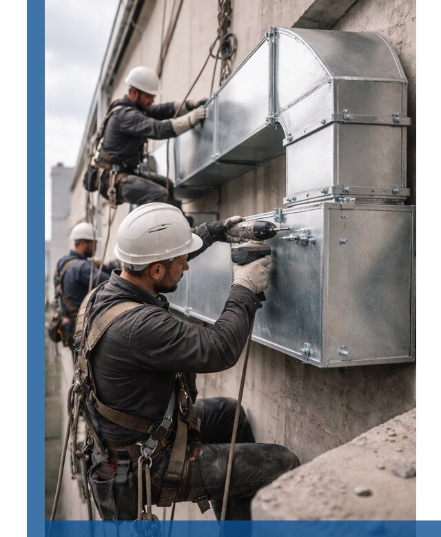 Профессиональный монтаж вентиляционных коробов в Балтийске под ключ