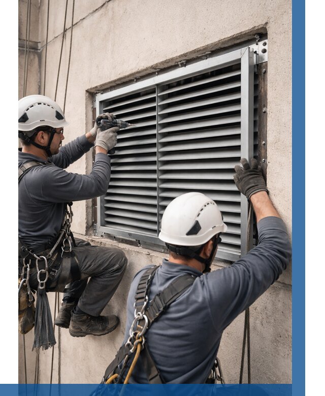 Монтаж вентиляционных решеток в Балтийске от 4588 р. | ВЫСОТНИК-Блт