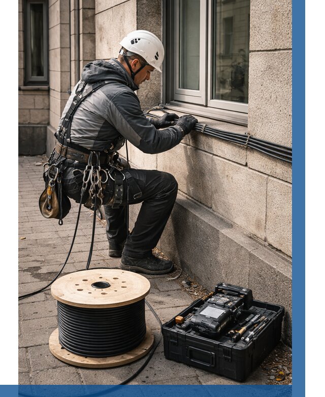 Прокладка оптоволоконного кабеля в Балтийске от 816 р. | ВЫСОТНИК-Блт