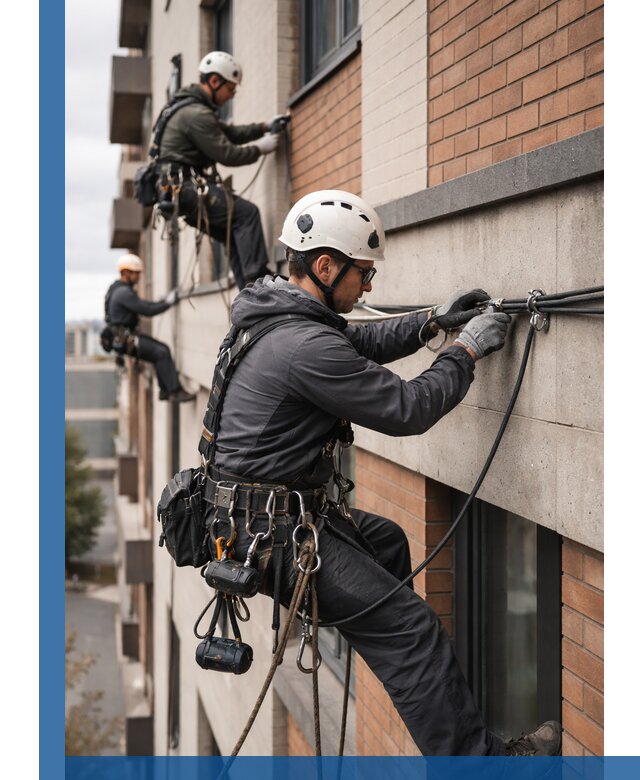 Крепление кабеля на фасаде монтаж и крепеж в Балтийске