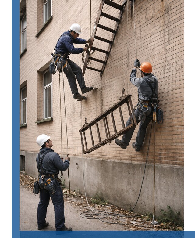 Демонтаж пожарной лестницы в Балтийске быстро и безопасно