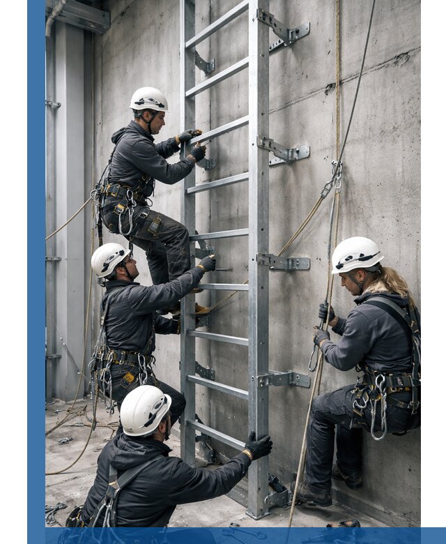 Монтаж металлических лестниц в Балтийске под ключ со гарантией