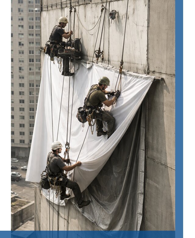 Замена баннерного полотна в Балтийске от 6627 р. | ВЫСОТНИК-Блт—заказать