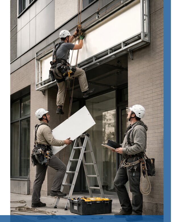 Монтаж светового короба в Балтийске от 6627 р. | ВЫСОТНИК-Блт