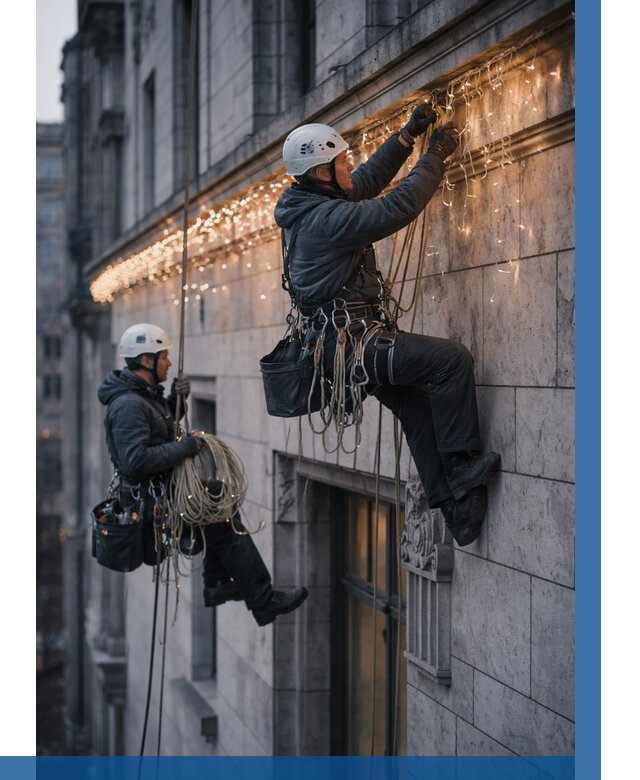 Монтаж новогодней иллюминации в Балтийске от 8666 р. | ВЫСОТНИК-Блт