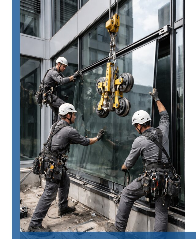 Структурное остекление фасадов в Балтийске монтаж и обслуживание