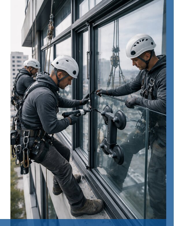 Витражное остекление зданий в Балтийске от 3568 р. | ВЫСОТНИК-Блт