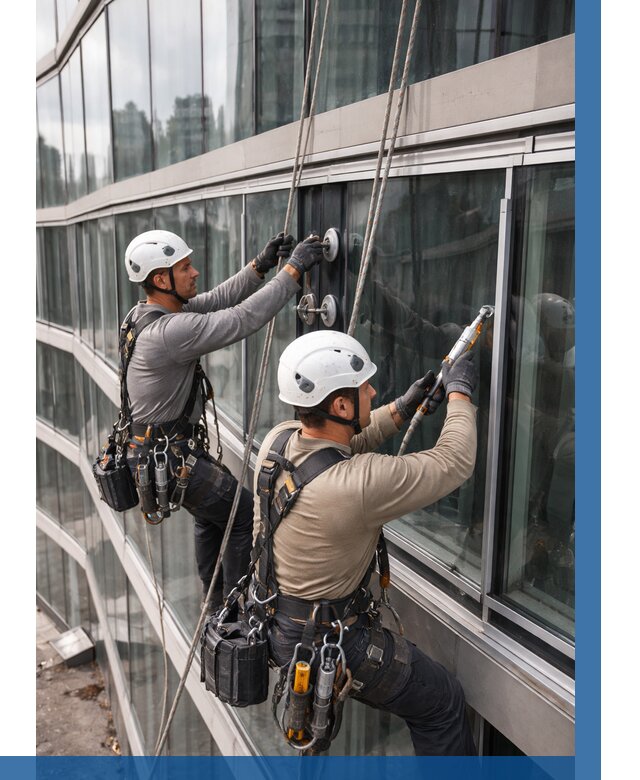 Радиусное остекление фасада в Балтийске от 12234 р. | ВЫСОТНИК-Блт