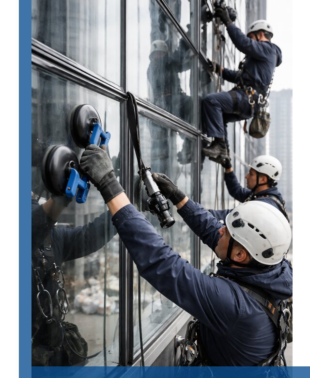 Радиусное остекление фасадов под ключ в Балтийске с гарантиями