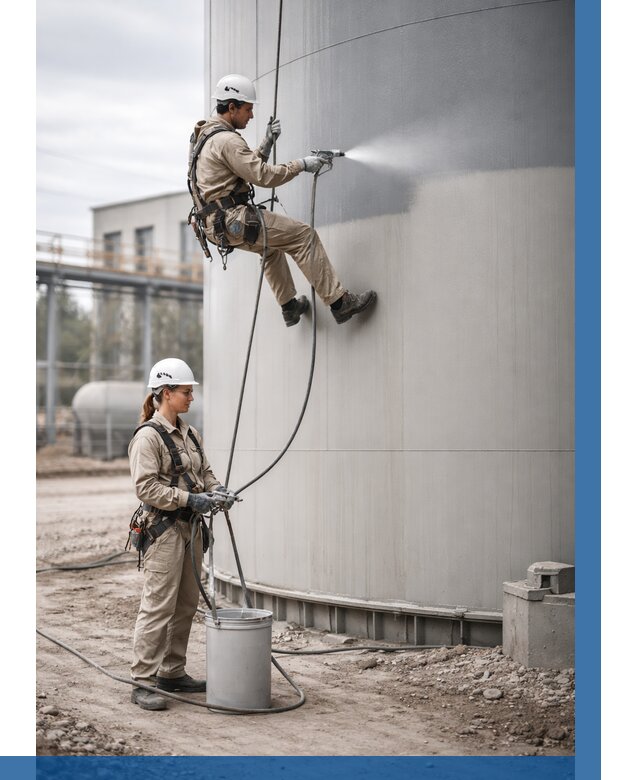 Покраска резервуаров в Балтийске от 1223 р. | ВЫСОТНИК-Блт — заказать