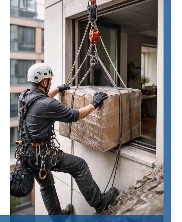 Подъем груза через окно в Балтийске от 4588 р. | ВЫСОТНИК-Блт