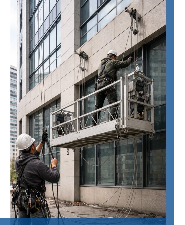 Монтаж и подъем фасадной люльки в Балтийске от 12234 р. | ВЫСОТНИК-Блт