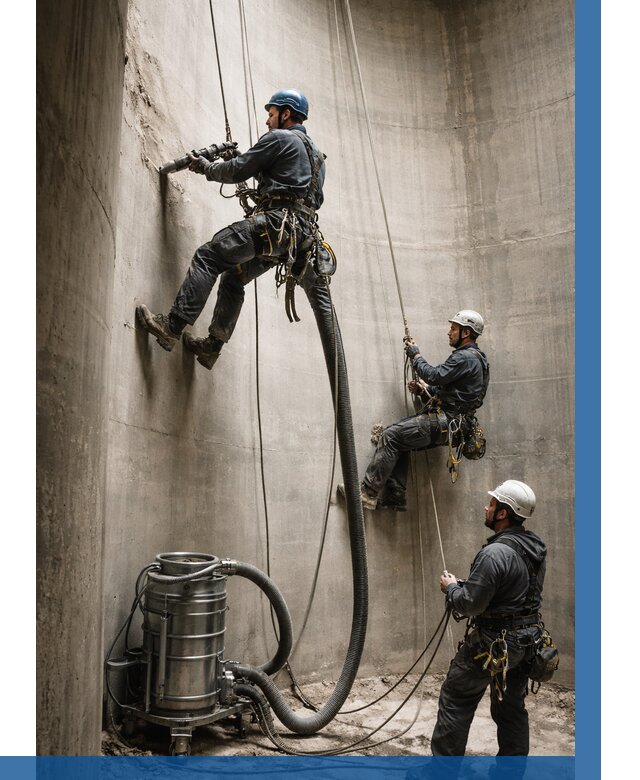 Зачистка силосов в Балтийске от 4588 р. Договор и смета ВЫСОТНИК-Блт