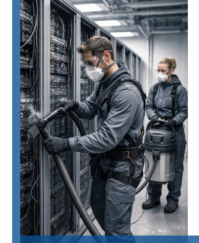 Обеспыливание серверной комнаты в Балтийске, профессиональная очистка