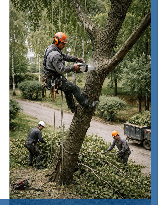 Кронирование деревьев в Балтийске от 6627 р. | ВЫСОТНИК-Блт